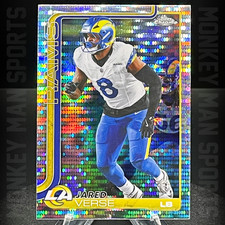 2025 Chrome - Jared Verse - #173 PULSAR REFRACTOR RAMS MINT