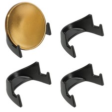 Coin Display Stands, 4Pcs Mini Coin Easel Presentation Holder, Black