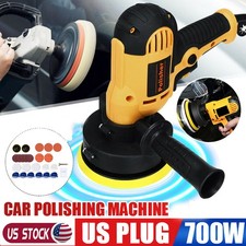 Electric Polisher Buffer Sander Polishing Machine Kit Waxing with 5" Pad Bonnet