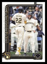 Christian Yelich Jackson Chourio Crew Missiles 2025 Topps US233 Brewers
