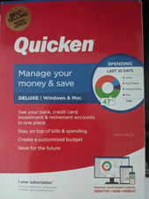 Quicken Deluxe Personal Finance Manage Your Money and Save Deluxe Windows  Mac