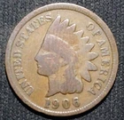 1906 Indian Head Penny Actual Coin Shown FREE2Ship w/Tracking! (2407)