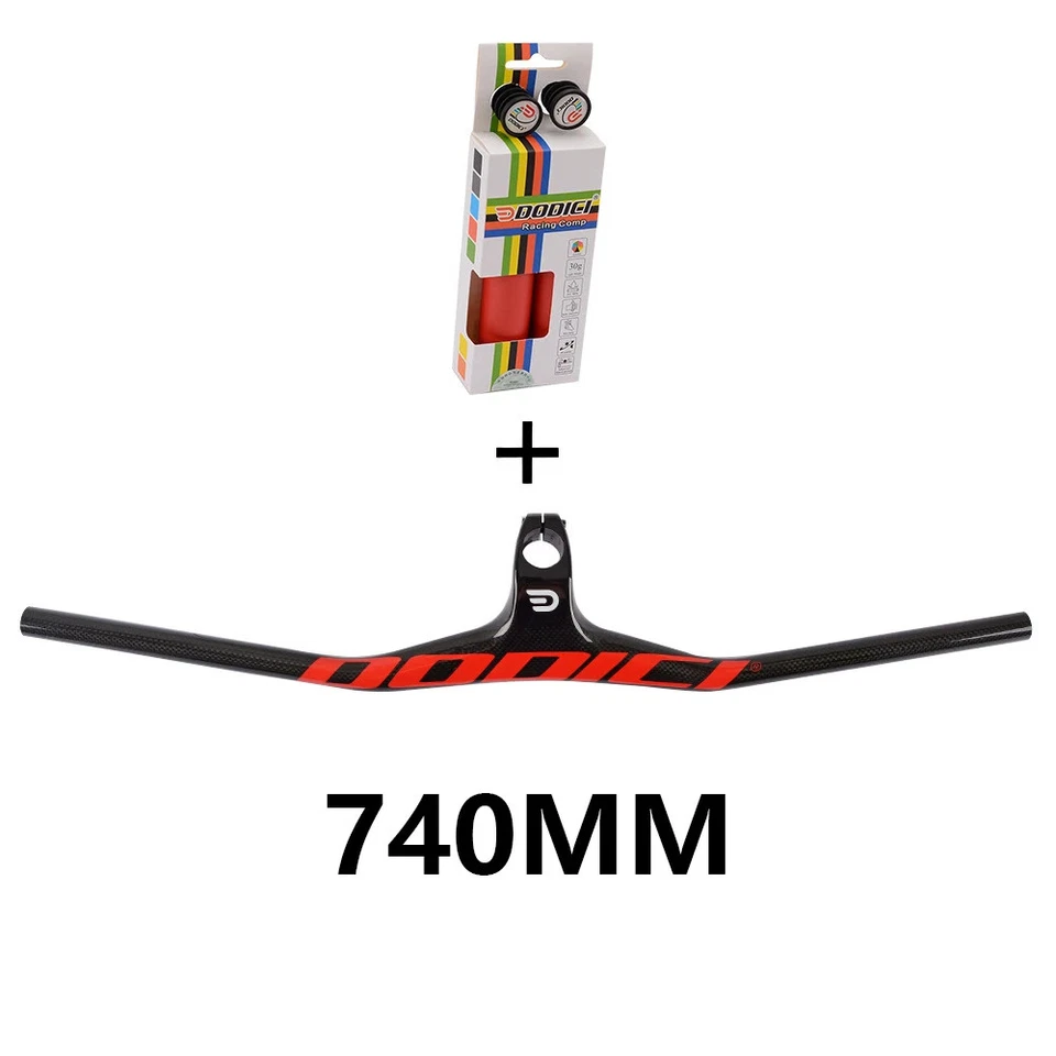 Carbon Handlebar Integrated Riser Bar for Mountain / Road Bike Steering Wheel - Image 3 of 4