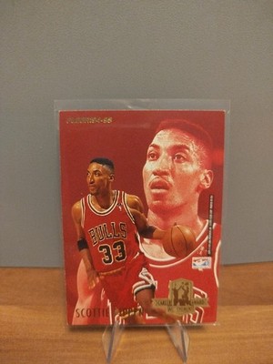 Hakeem Olajuwon Scottie Pippen Fleer 94-95 Carreer Award Achievement Card