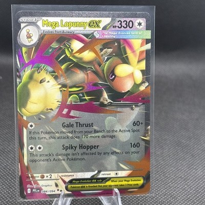 Pokemon Mega Lopunny EX Double Rare 084/094 Phantasmal Flames