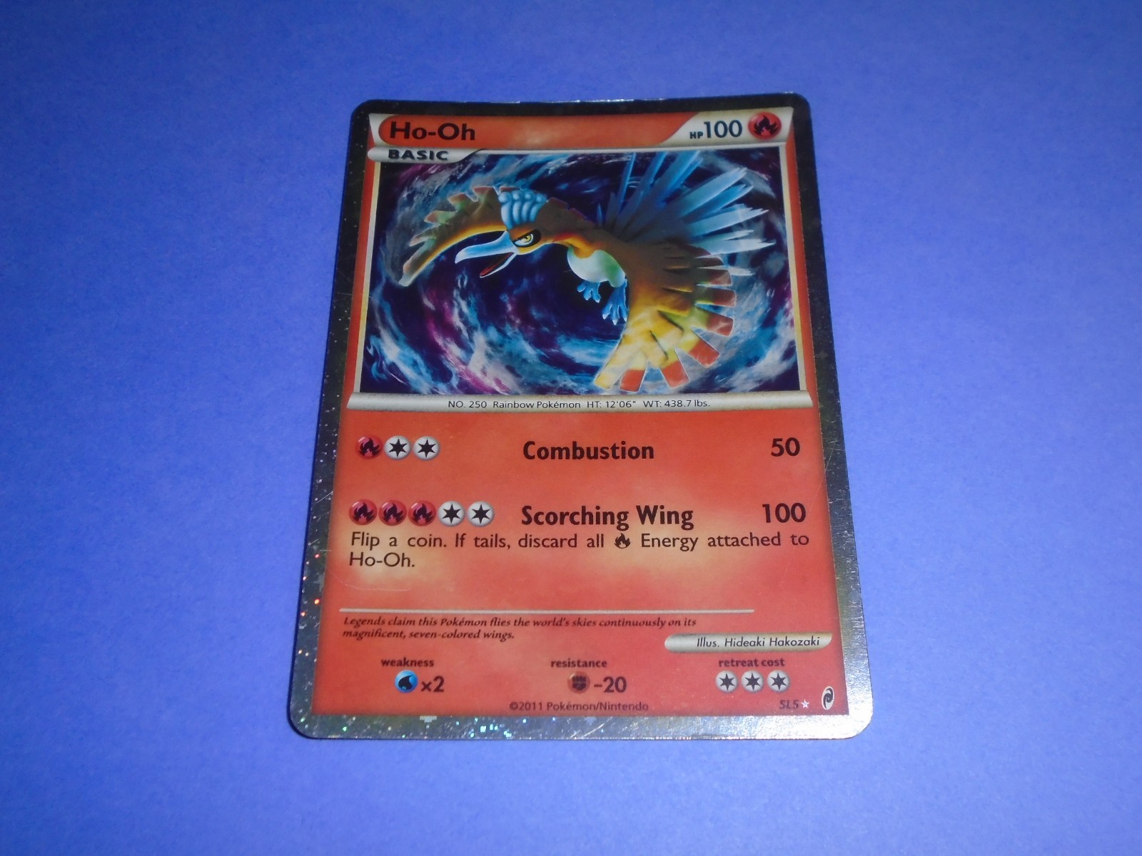 Pokemon TCG Ho-Oh (Call of Legends SL5) Shiny Holo Rare PL/MP