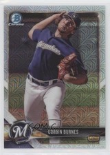 2018 Bowman Chrome Prospects Mega Box Mojo Refractor Corbin Burnes #BCP132 0v09
