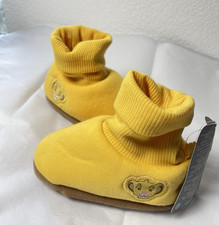 DISNEY Store Bebé Simba Zapatilla Botín Amarillo Disfraz 18-24 M. Nuevo con Etiquetas