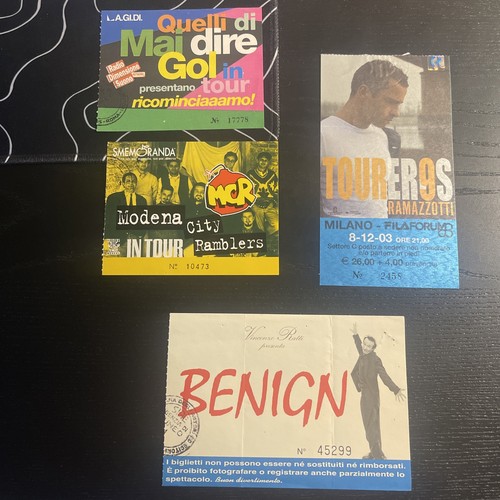 Biglietti concerti Anni 2000 - 2010 prezzo ebay