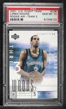 2001 Upper Deck Flight Team /500 Loren Woods (Portrait) #108 PSA 10 GEM MT 0l3a