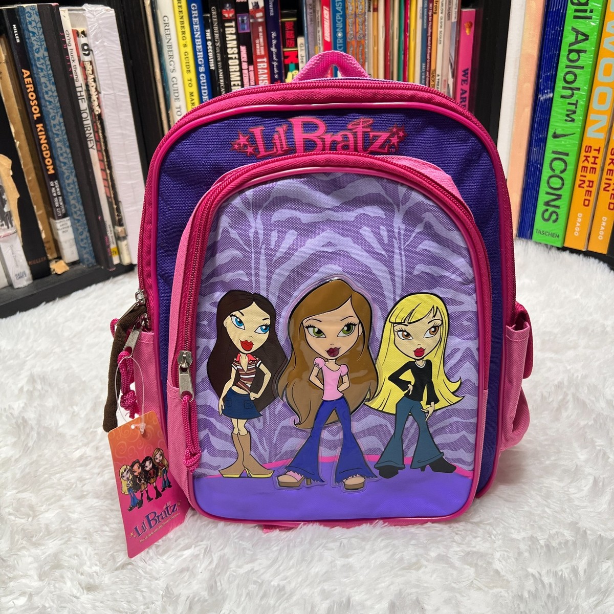 MGA LIL BRATZ MINI PINK BACKPACK / BOOK BAG | eBay display picture 3