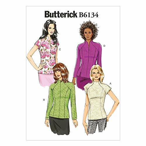 Butterick Patterns, 6134 A5 - Cartamodello per maglia da donna, taglie: (v8c)