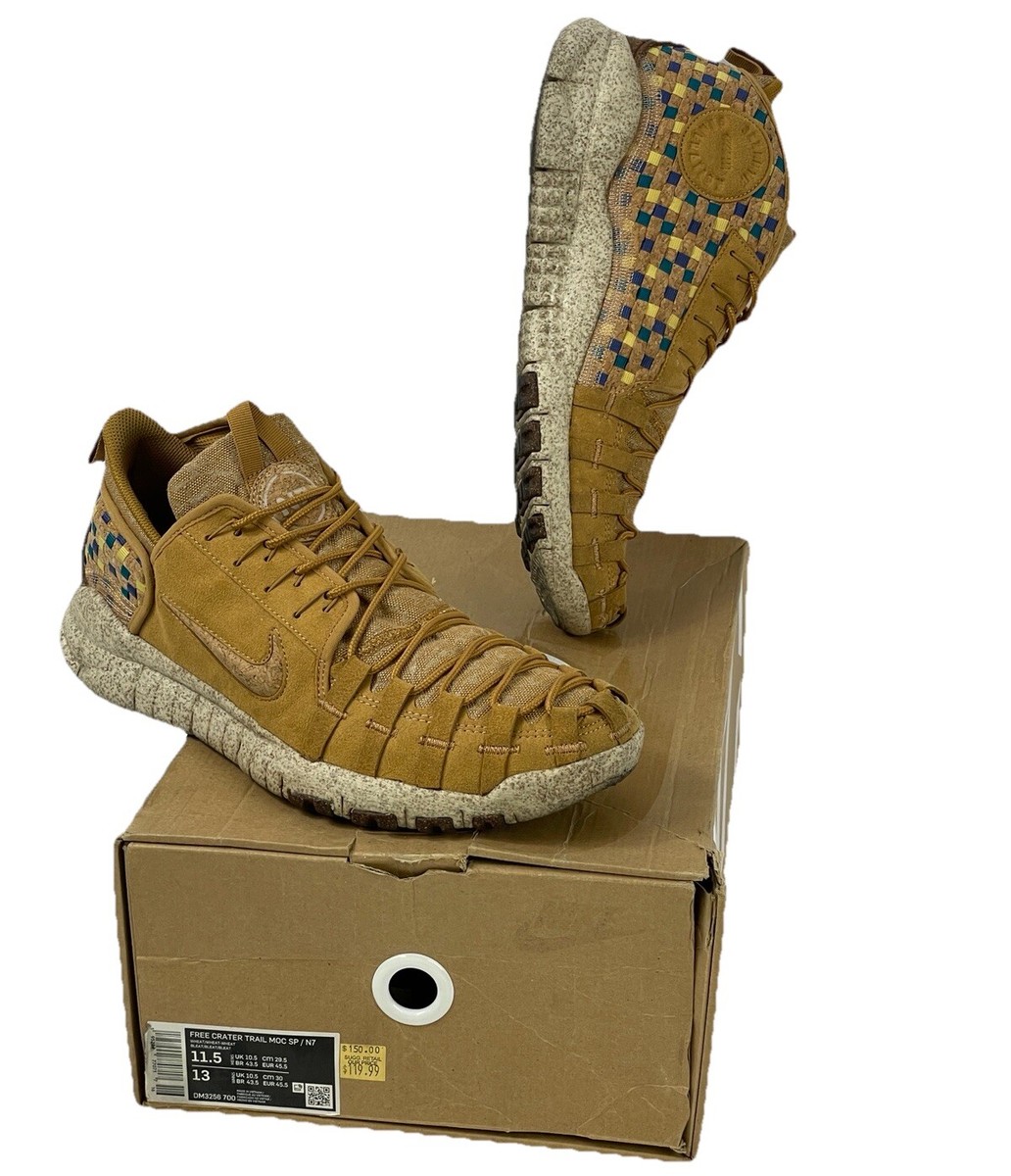 Nike, brand new, Free Crater Trail Moc Sp/N7 Nike Free Crater Trail Moc N7 Woven/Wheat (DM3256-700) Brand  main image 4