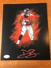 DEVONTAE BOOKER Autographed Signed DENVER BRONCOS 8x10 PHOTO JSA COA