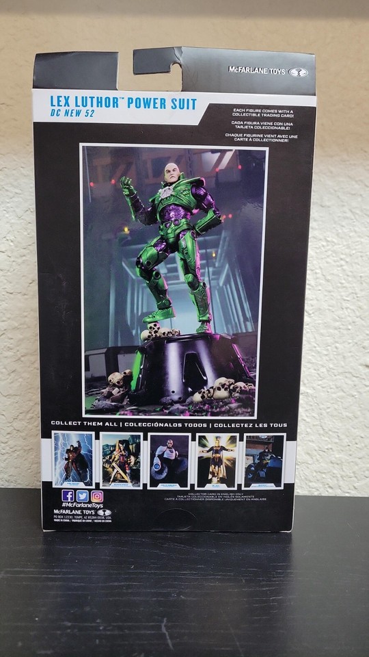 McFarlane DC Multiverse Action Figure Lex Luthor Power Suit – 18 Cm, DC New 52, Ultra Articolazione 22 Punti, Con Mani Alternative E Base
