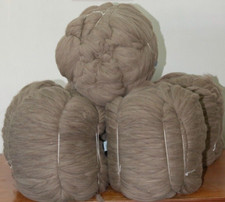 30 lbs Brown Merino WOOL ROVING BULK Natural Undyed Felting Spinning Chunky Yarn