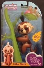Fingerlings Interactive Brown Baby Sloth Kingsley WowWee New 2016