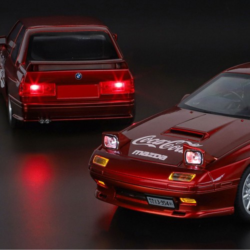 1/24 Mazda RX7 Spielzeugauto Super Fahrzeug Miniatur Modellauto Diecast Alloy Sammlung - Bild 7 von 18