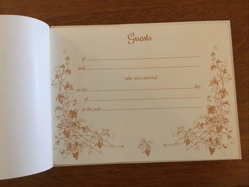 Galleria Grafica "Il Libro degli Ospiti del Matrimonio" Look Vittoriano Retrò! Nuovo! - Foto 3 di 6