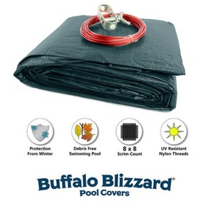 Buffalo-Blizzard-ECONOMY-Swimming-Pool-Winter-Covers-Choose-Size