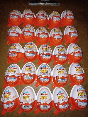 Lot of 25 Kinder Joy Unopened Suprise Eggs (Toys Only) Sealed