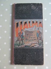 VINTAGE HALMA GAME BOARD BY WOOLEY & CO LONDON  - BOARD ONLY