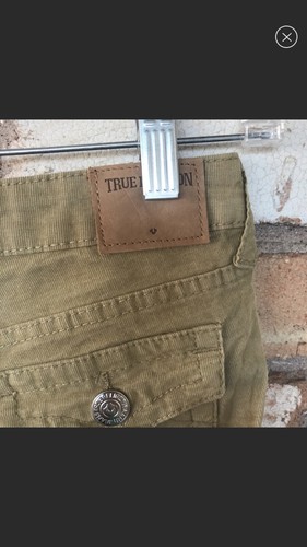 True Religion Girls Size 10 Corduroy Pants Classic Relaxed Fit New - Picture 7 of 8