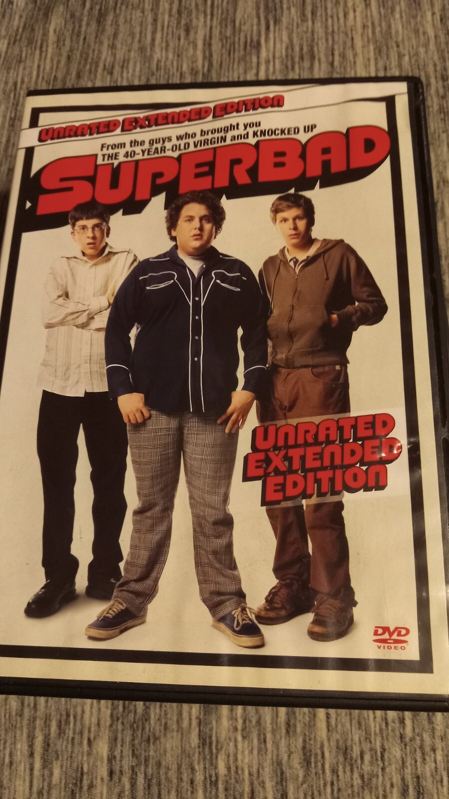 Superbad Unrated Extended Edition DVD in Very Good Condition D45  