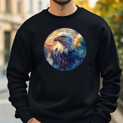 Adler Portrait Sweatshirt Kuschelig und Perfekt für jeden Anlass S bis 4XL