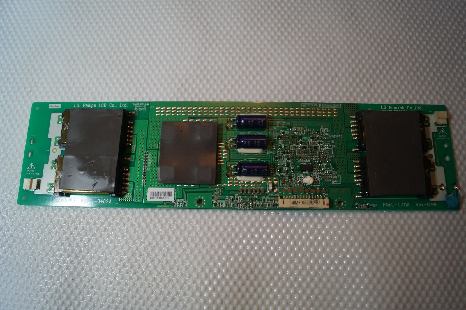 INVERTER BOARD 6632L-0482A FOR 42"" LG 42LG7000 LCD TV, LC420WUD SA A1