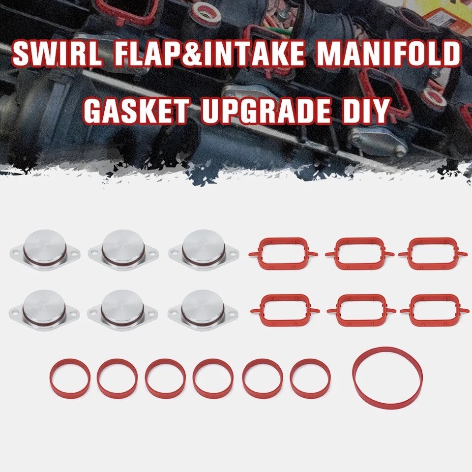 Kit Réparation Volet Admission 22mm 4/6 Pièces Pour BMW E46 E91 320D - Bouchons Flaps