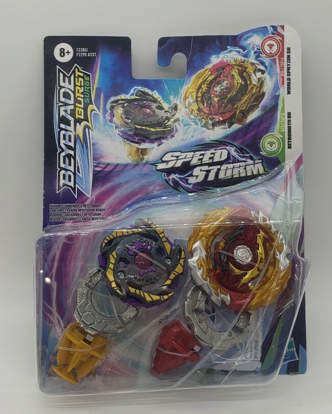Beyblade - Burst Surge Dual Pack - Toupies De Compétition Speedstorm World Spryzen S6 à Prix Beyblade - Burst Surge Dual Pack - Toupies De Compétition Speedstorm World Spryzen S6 à Prix