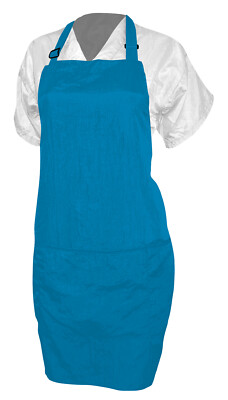 Crinkle Nylon APRON Water Hair Resistant GROOMER HAIRSTYLIST Barber Pet GROOMING
