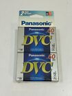 (2x) New Panasonic Mini Dv Digital Video Cassette Dvc - 60 Min