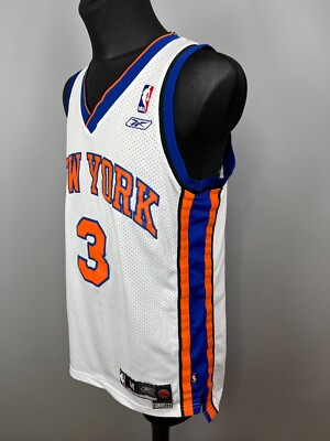 STEPHON MARBURY NEW YORK KNICKS JERSEY NBA BASKETBALL REEBOK MENS