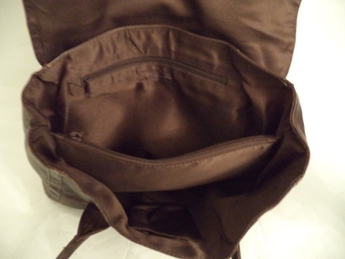 BORSA BORSETTA BORSETTA IN MORBIDA PELLE MARRONE DOPPIE CINGHIE - Foto 6 di 6