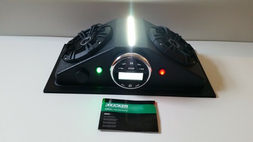 Kicker Marine Overhead Stereo Console UTV Golf Cart Radio Bluetooth 6.5 Speaker - Picture 3 of 11