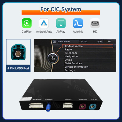Wireless Carplay Android Auto Decoder Für BMW 1 Series E81 E82 E87 E88 08-12 CIC
