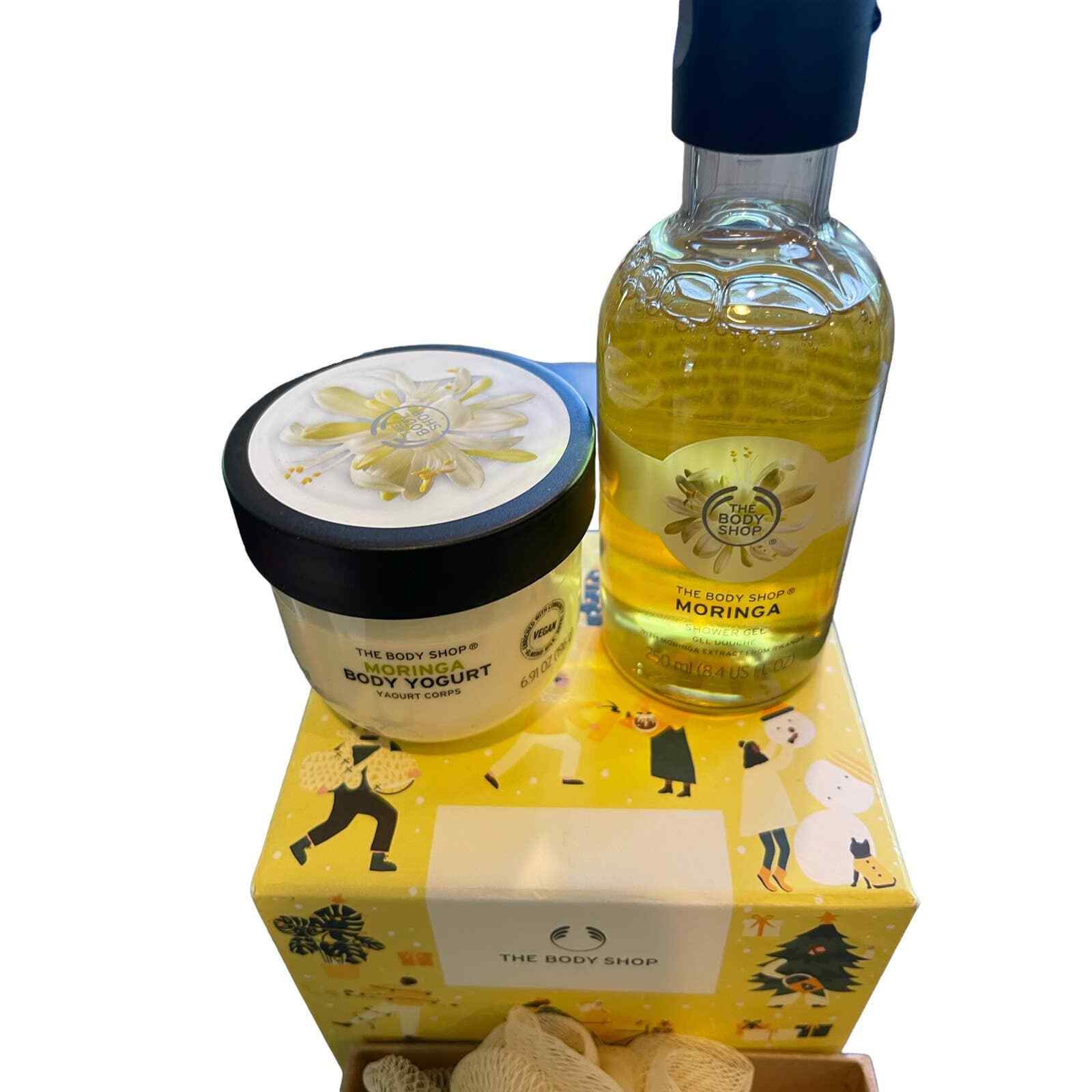 The Body Shop Moringa 5 Pcs Gift Set- Gel Yogurt Hand Cream Soap 