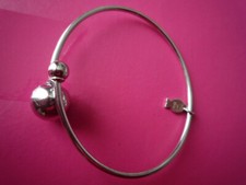 TOLLES JONC ARMBAND "CLIO BLUE" SILBER 925/2 KUGELN NEU