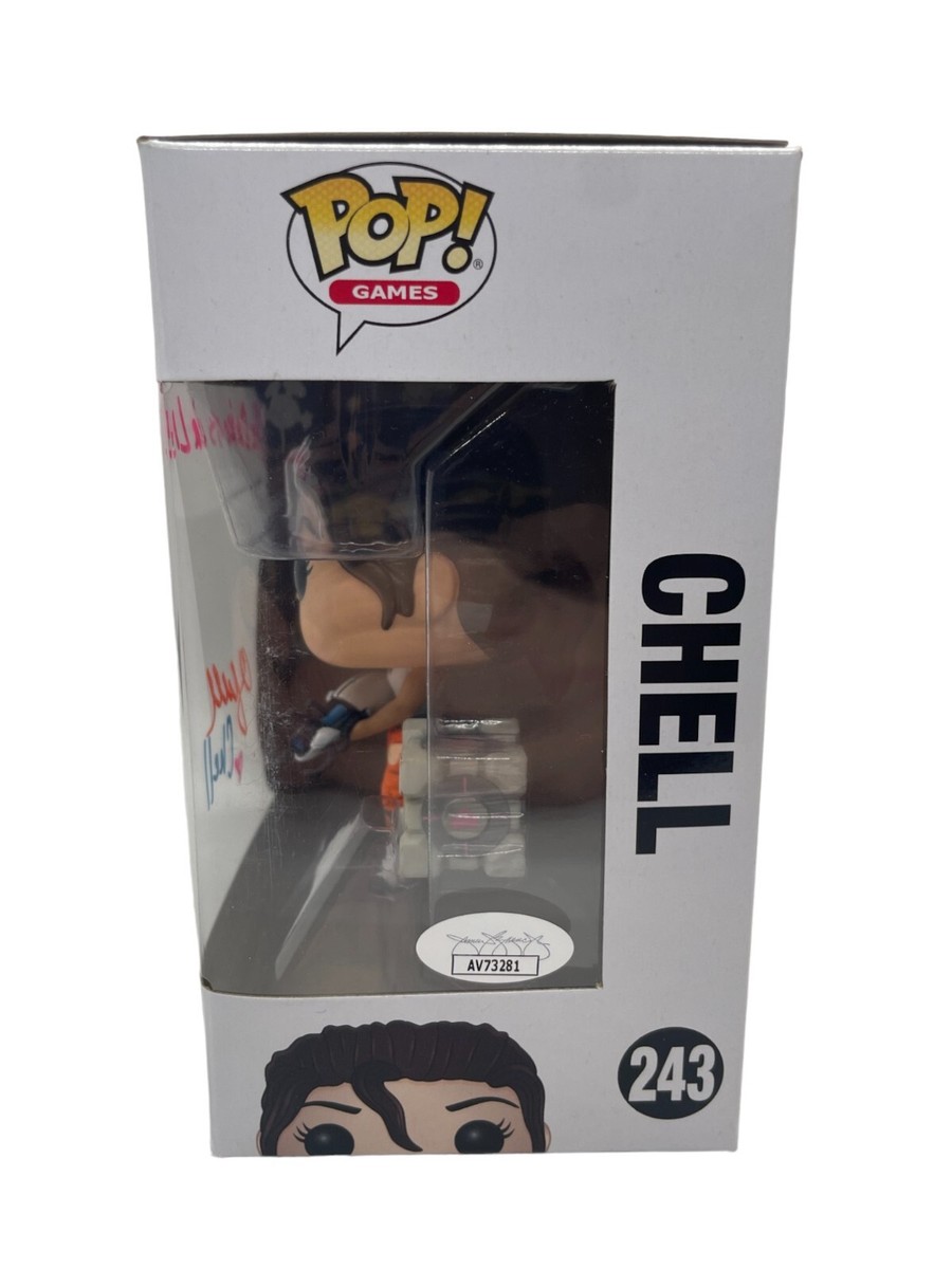 Alesia Glidewell Signed Funko Pop 243 Portal 2 Chell Authentic