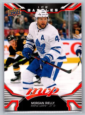 2022-23 Upper Deck MVP #7 Morgan Rielly Ice Battles Toronto Maple Leafs