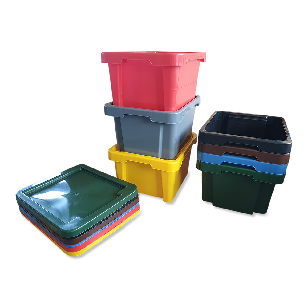 Stapelbare Vorratskiste Aus Kiefernholz - Diverses Küche & Haushalt