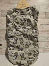 Buttons Stitches Baby Lion Swaddle Sack 0-3 Months NWT