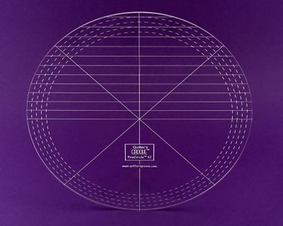 Quilter's Groove ProCircle 12 Template Ruler Longarm & Domestic Quilting 0001631