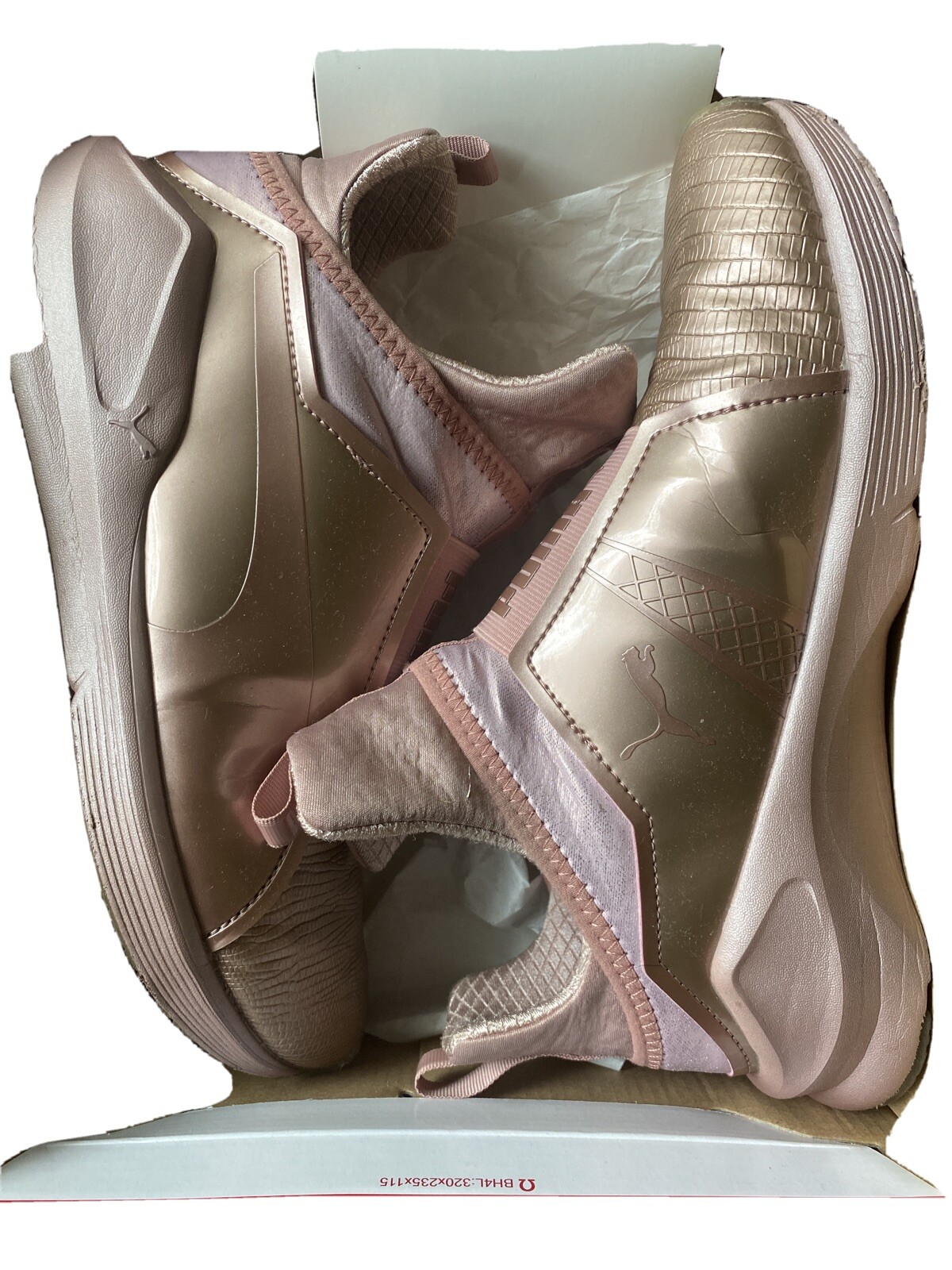 puma fierce metallic rose gold