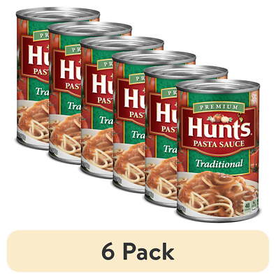 (6 Pack) Spaghetti Sauce, 100% Natural Tomato, Traditional Recipe, 24 oz