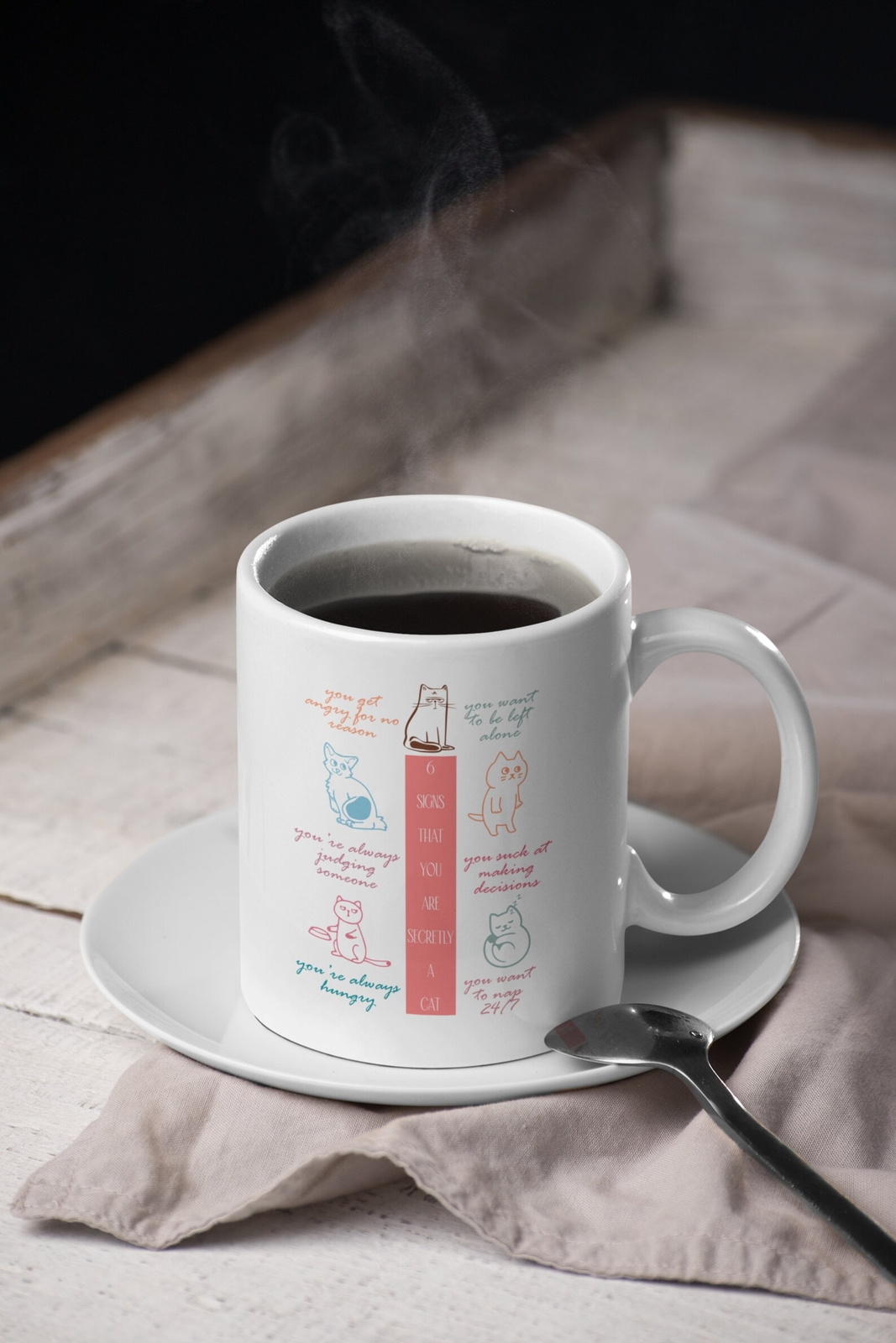 Cute Mug For Cat Owner Cat Gift Idea Cat Lover Gift Mug Pet Owner Gift Cute Cat