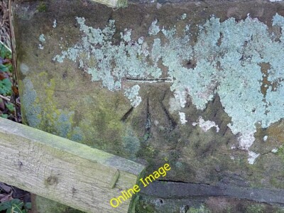 Photo 6x4 OS benchmark - Newport Road bridge Adbaston An OS cutmark on th c2014