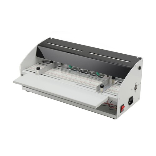 Máquina plegadora eléctrica de papel anotadora perforadora cortadora 3 en 1 para tarjeta - Imagen 12 de 12